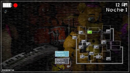 After Nights at Freddy's - Fredbear and band on the main stage with instruments